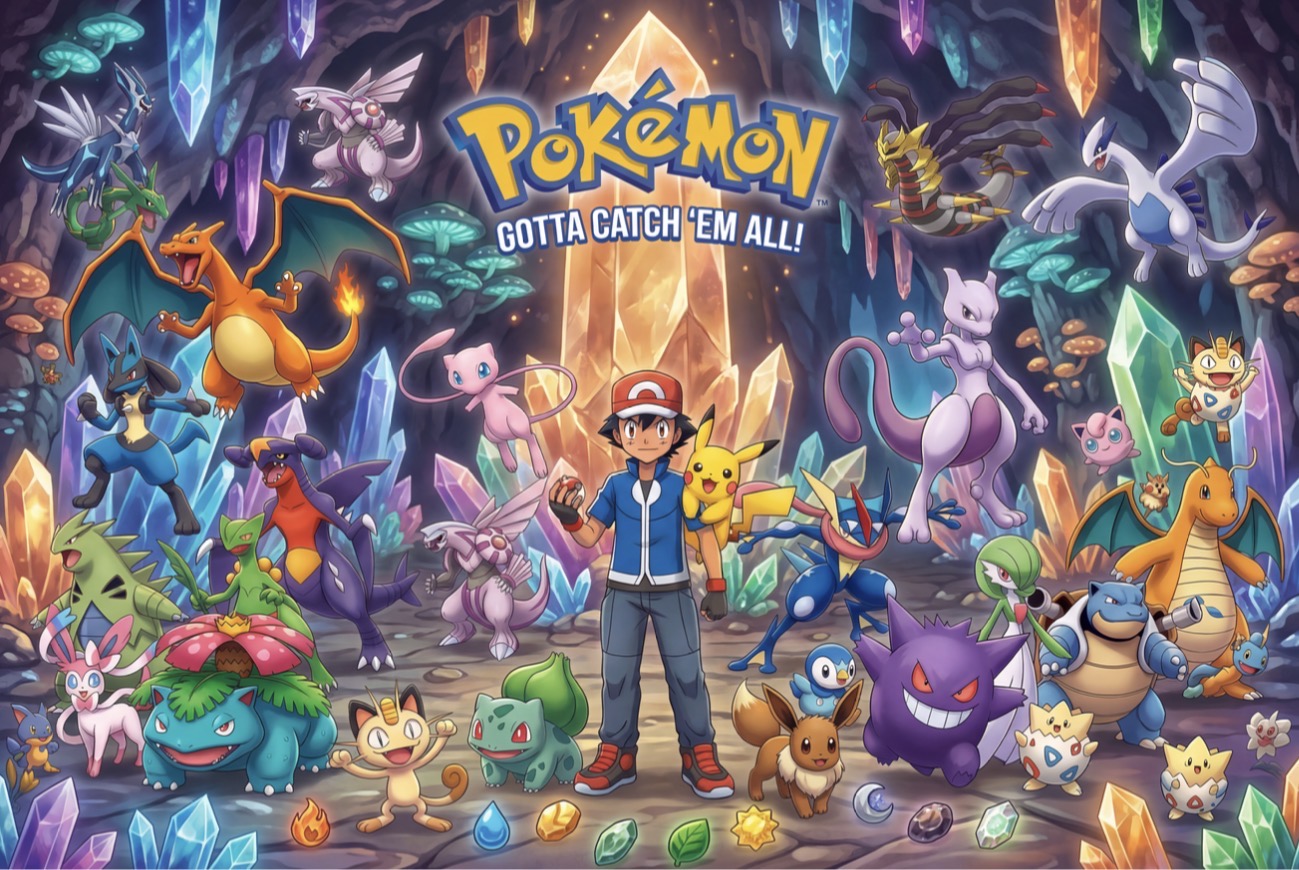 Pokémon 100-piece anime jigsaw puzzle