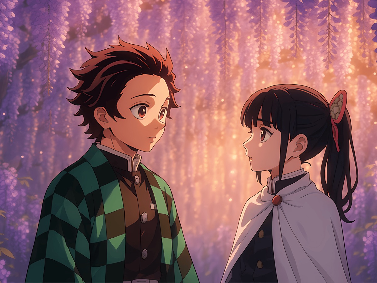 Anime puzzles spread on table